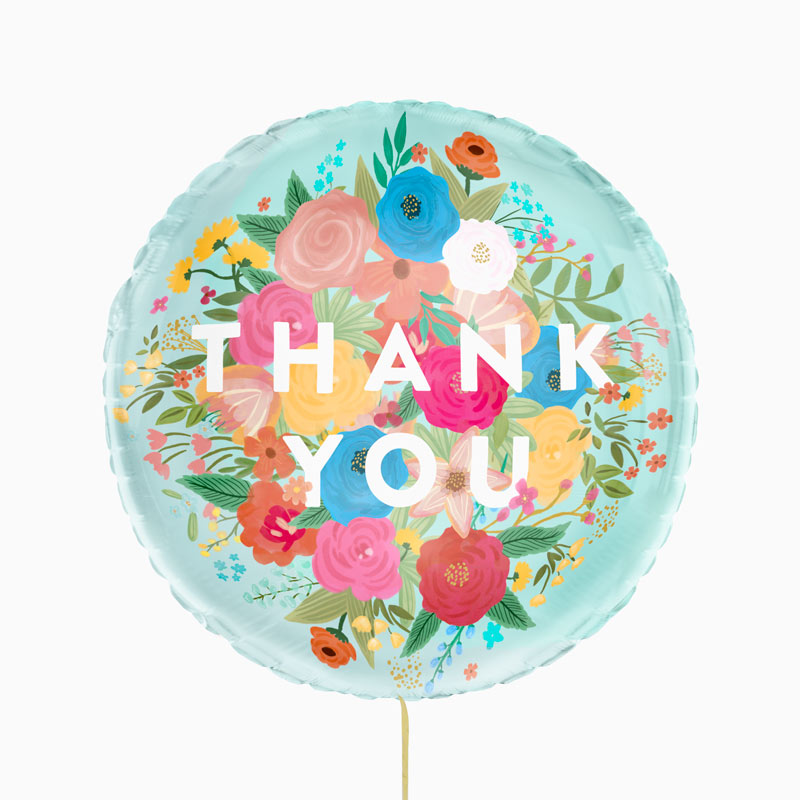 Mother's Foil Globe "Thank You"