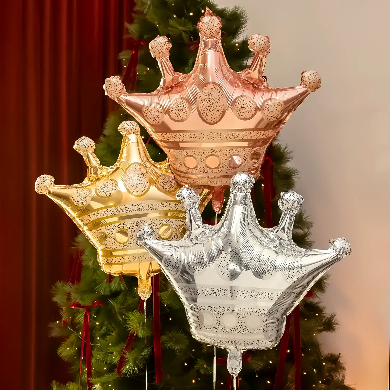 Set Globos Foil XXL Coronas