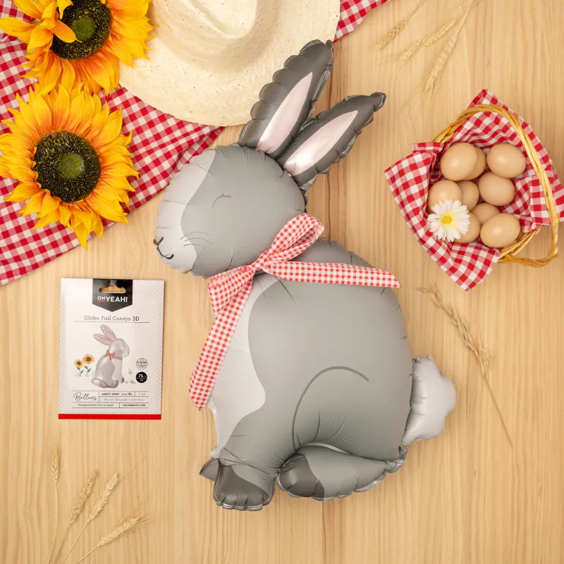 FOIL PIE GLOBE SITED 3D GRANJA (WITHOUT HELIUM)