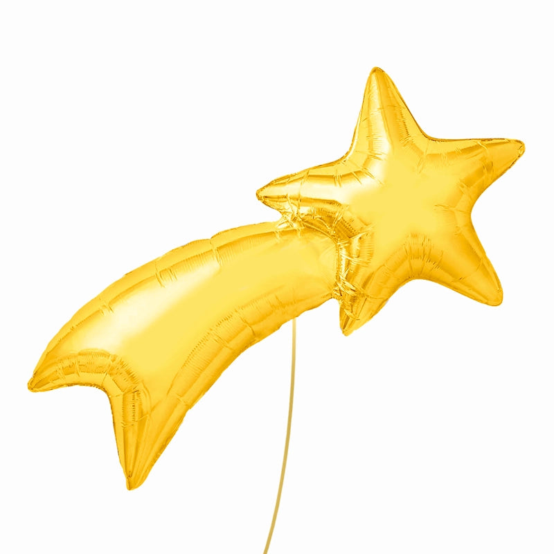 Globo Foil L 103 x 48 cm Estrella Fugaz Oro