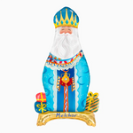 Globo con Base Foil Rey Mago Melchor - Noche de Reyes (Sin Helio)