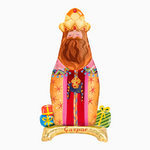 Globo con Base Foil Rey Mago Gaspar - Noche de Reyes (Sin Helio)