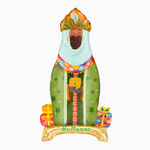 Globo con Base Foil Rey Mago Baltasar - Noche de Reyes (Sin Helio)