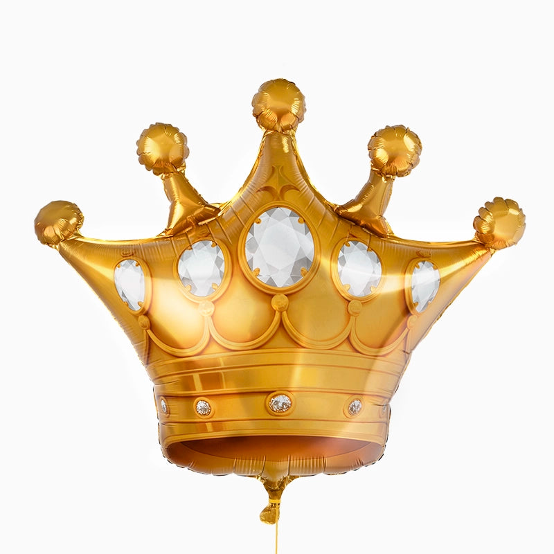 Globo Foil 76 cm Corona Oro