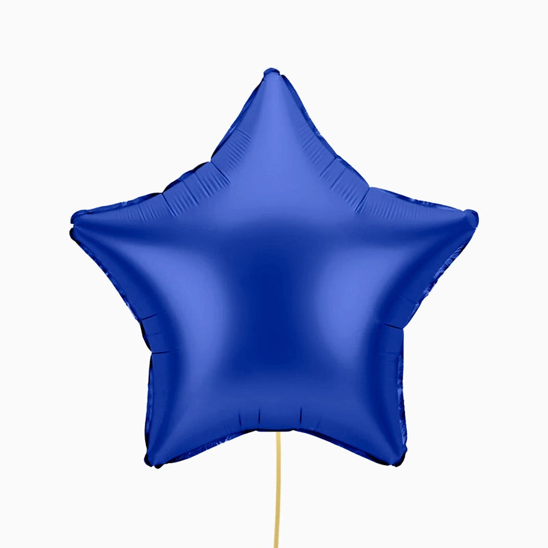 Foil Blob 48 cm Star Matte Navy Blue