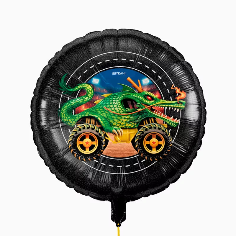 Globo Foil Ø 45 cm Dragon Monster