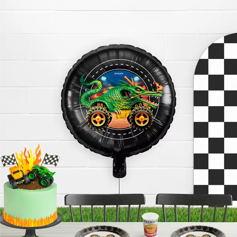 Inspiracion con Globo Foil Ø 45 cm Dragon Monster