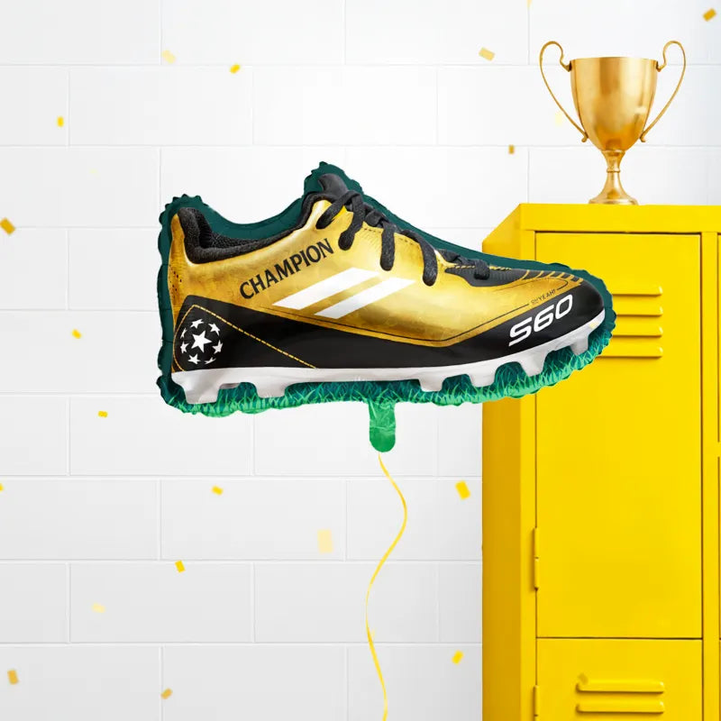 Inspiracion con Globo Foil 45 x 79 cm Bota de Oro Fútbol