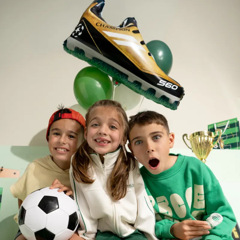 Inspiracion con Globo Foil 45 x 79 cm Bota de Oro Fútbol