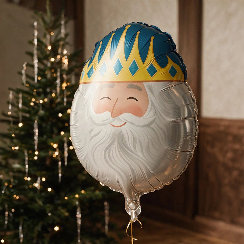 Inspiracion con Ensemble de ballons à tête en aluminium Three Kings Night
