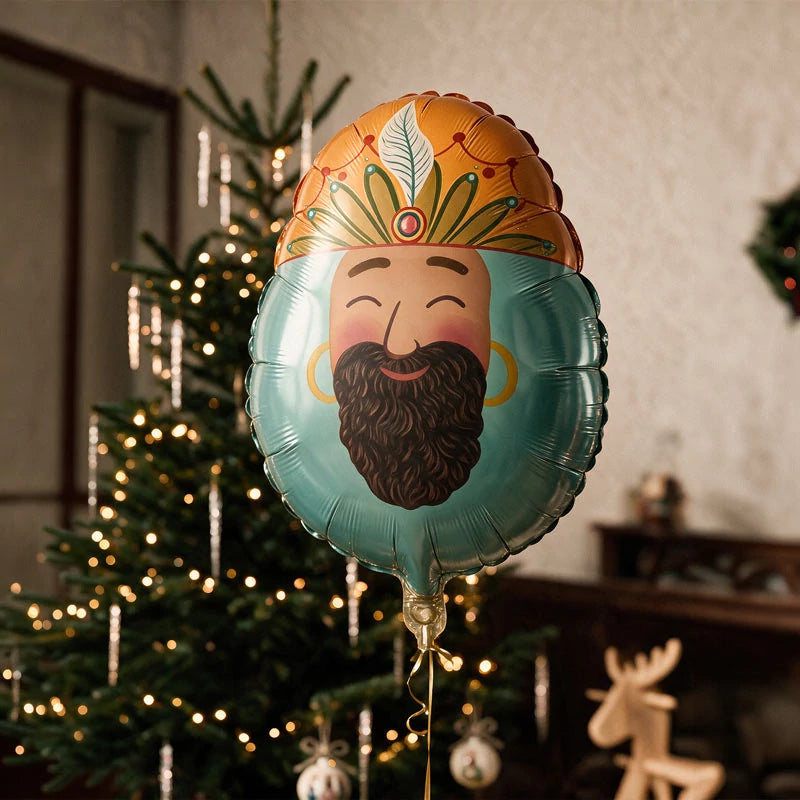 Inspiracion con Ensemble de ballons à tête en aluminium Three Kings Night