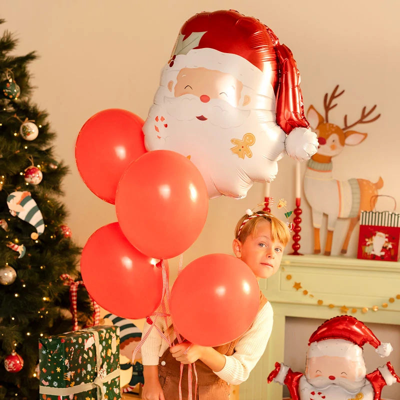 Santa Claus Head Foil Balloon Santa Claus is coming!