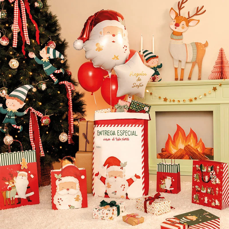 Santa Claus Head Foil Balloon Santa Claus is coming!