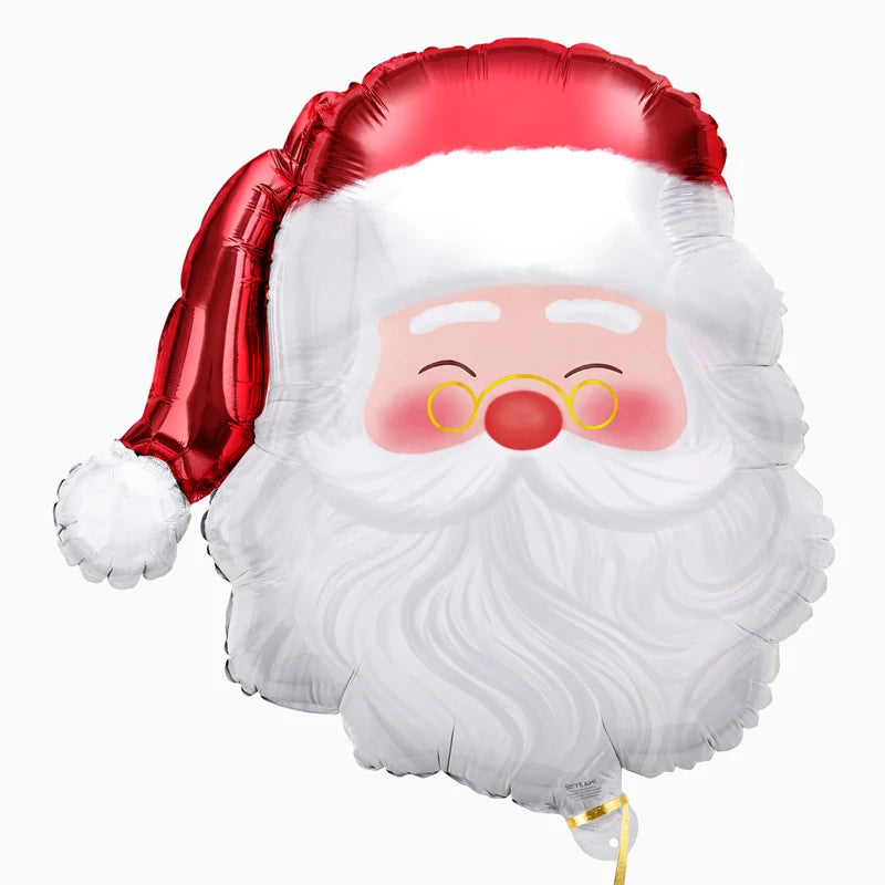 Globo Foil XL 73 x 72 cm Cabeza Papá Noel Tradicional