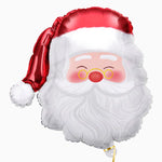 Globo Foil XL 73 x 72 cm Cabeza Papá Noel Tradicional