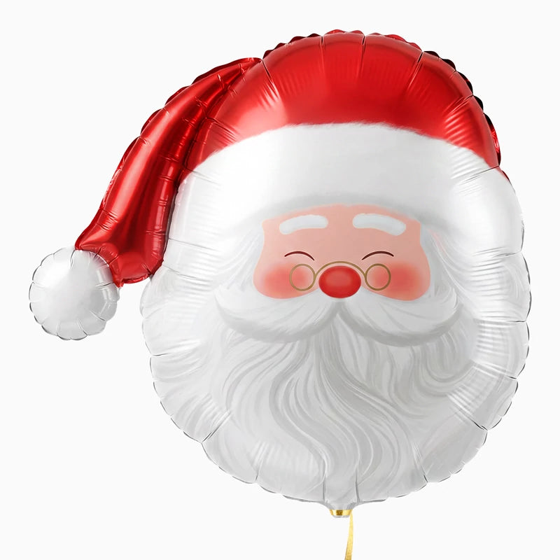 Globo Foil 73 x 72 cm Cabeza Papá Noel Tradicional