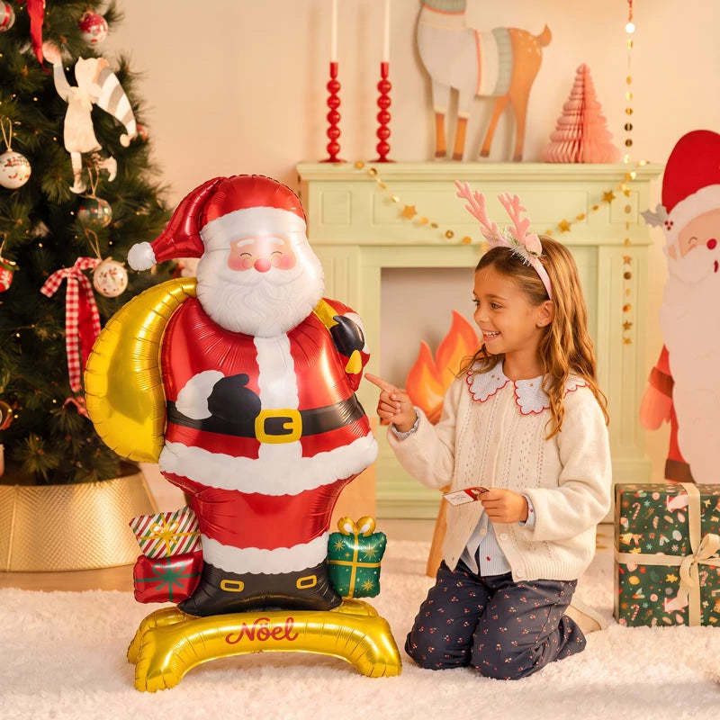 Inspiracion con Globo con Base Foil XL Papá Noel Tradicional (Sin Helio)