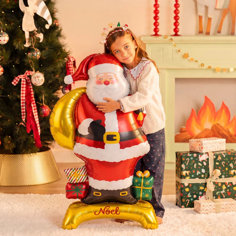 Inspiracion con Globo con Base Foil XL Papá Noel Tradicional (Sin Helio)