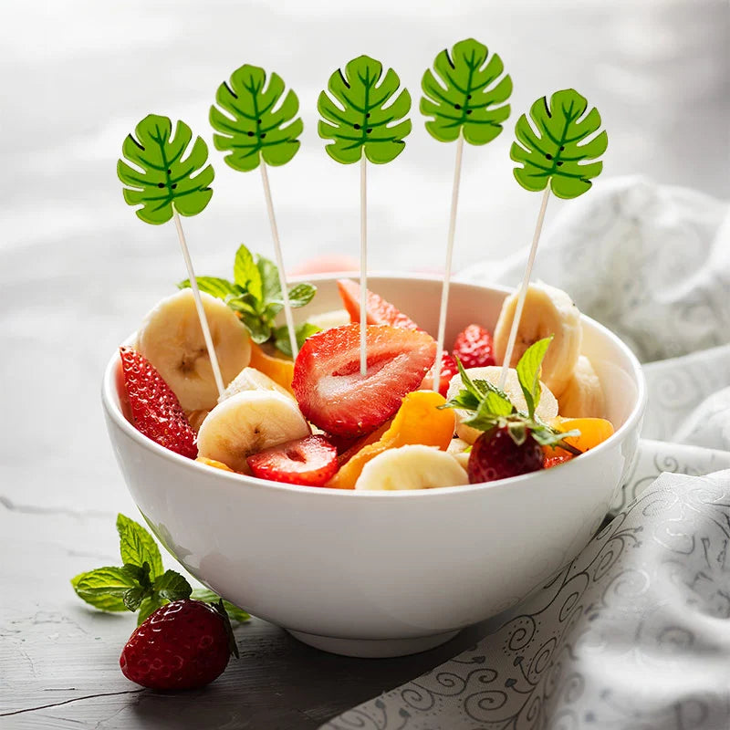 Bambou Bambou Baft tropical Feuille de 12 cm