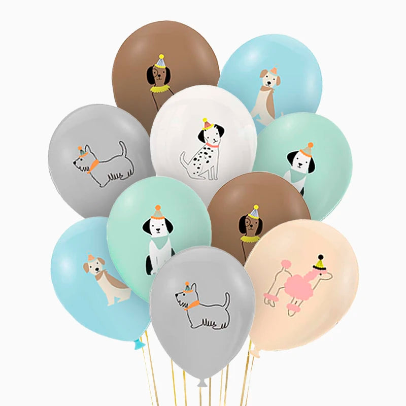 Set Globos Látex Perros (6 uds)