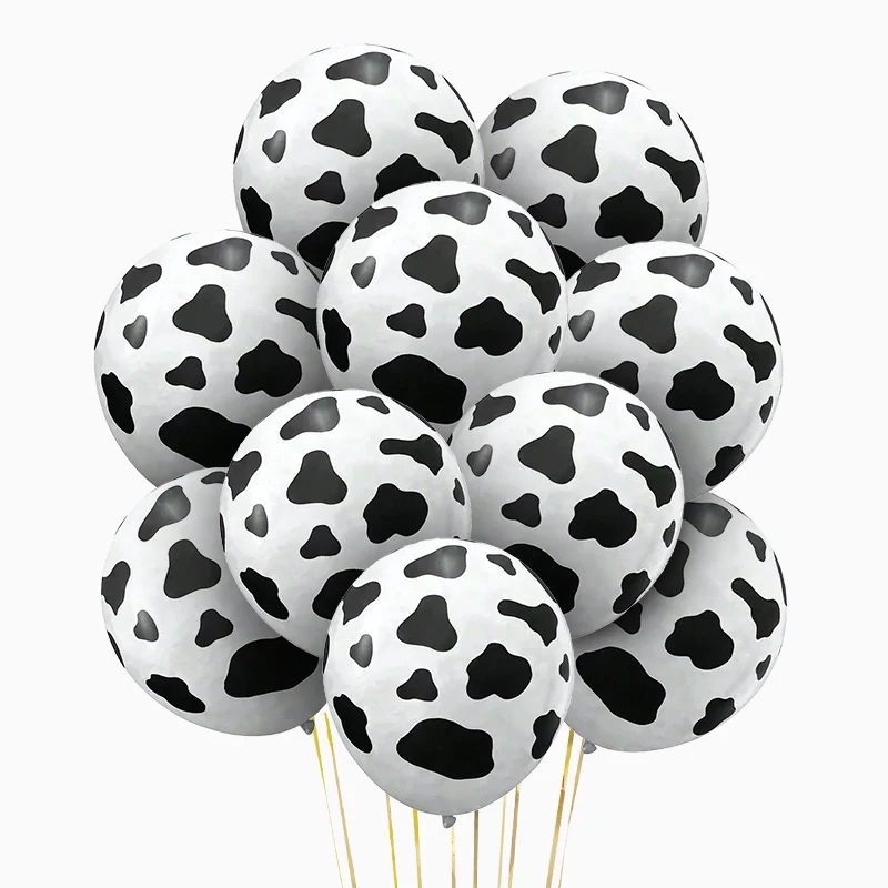Set Globos Látex Ø 30 cm Vaca Granja (10 uds)