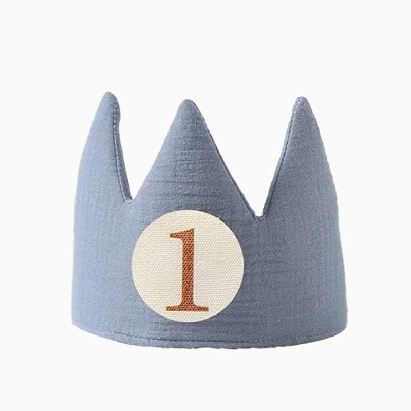 Corona Infantil Azul Cumpleaños