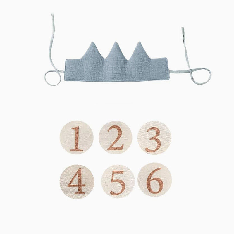 Corona Infantil Azul Cumpleaños