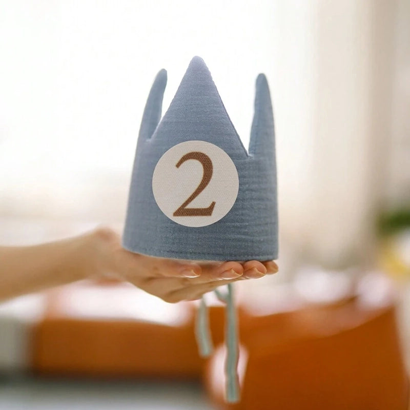 Corona Infantil Azul Cumpleaños