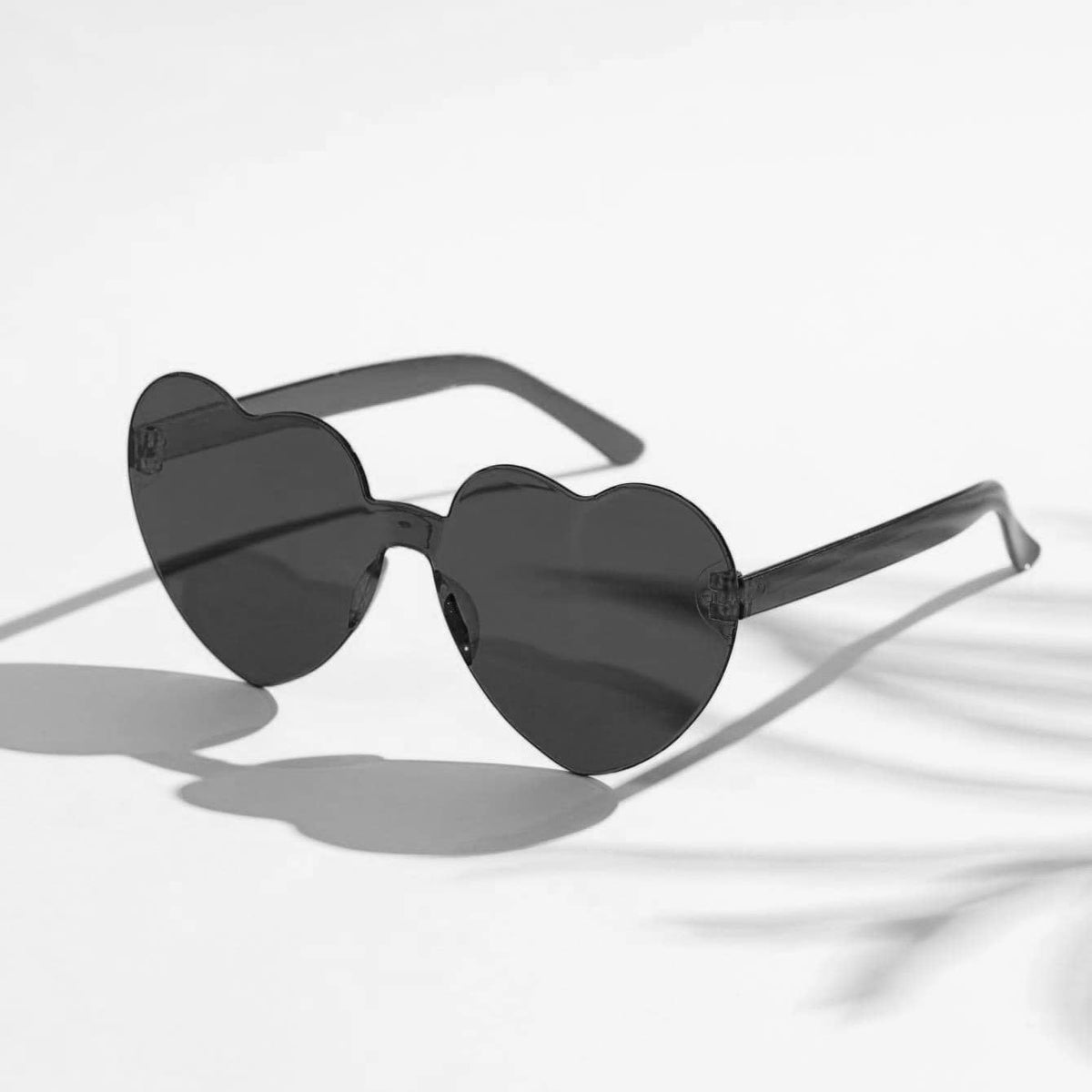 Black Heart Sunglasses YSL Heart Sunglasses – Two Skirts main image 4