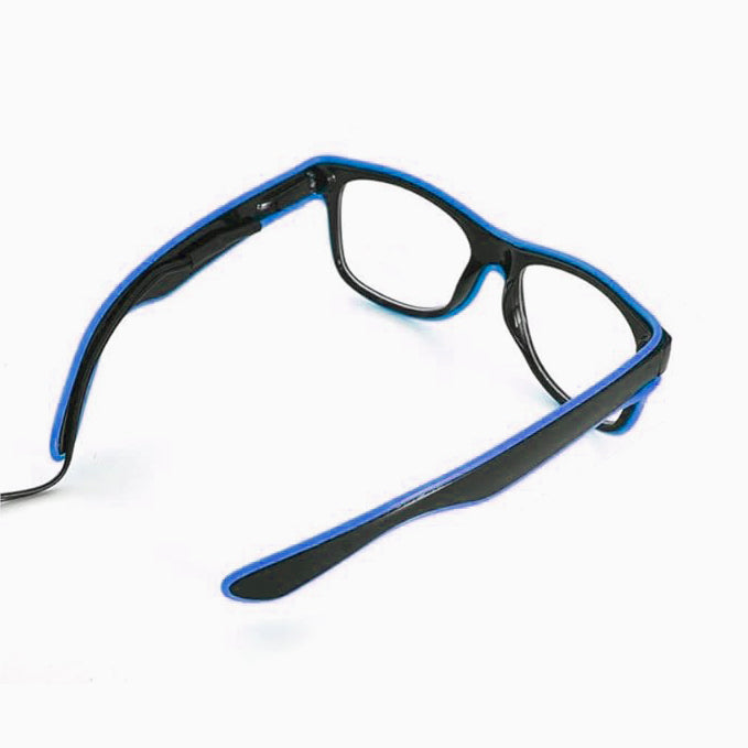 Blue Neon Led Glasses