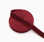 Rouvre en velours rouge 1,5 cm x 4,5 m