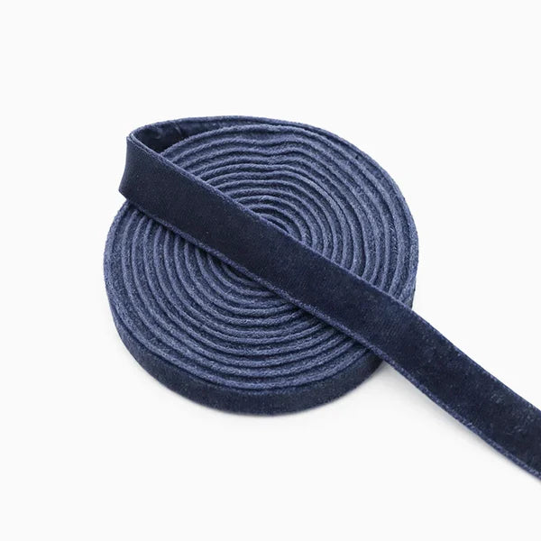 Navy Blue Velvet Ribbon 1.5 cm x 4.5 m