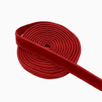 Fita de veludo vermelho 1,5 cm x 4,5 m