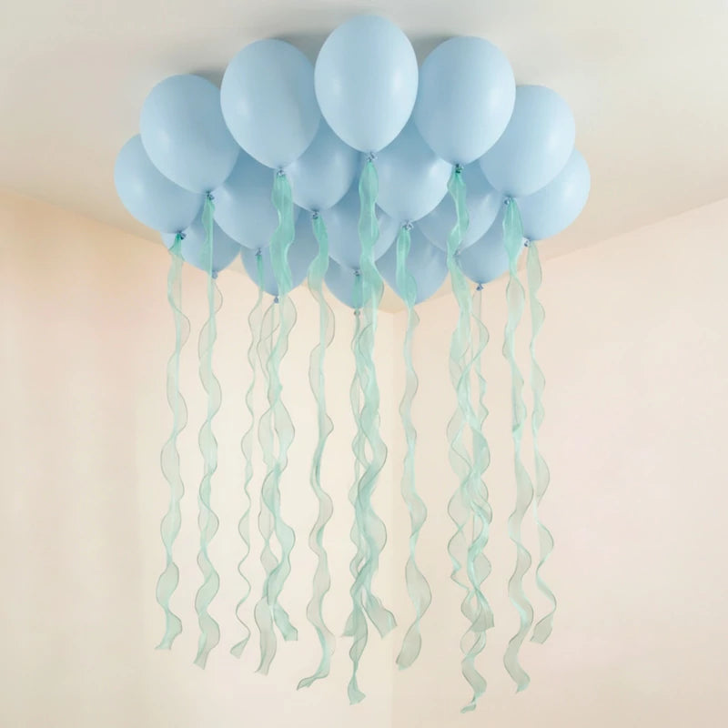 Cinta Organza 6 cm x 2.70 m Verde Agua