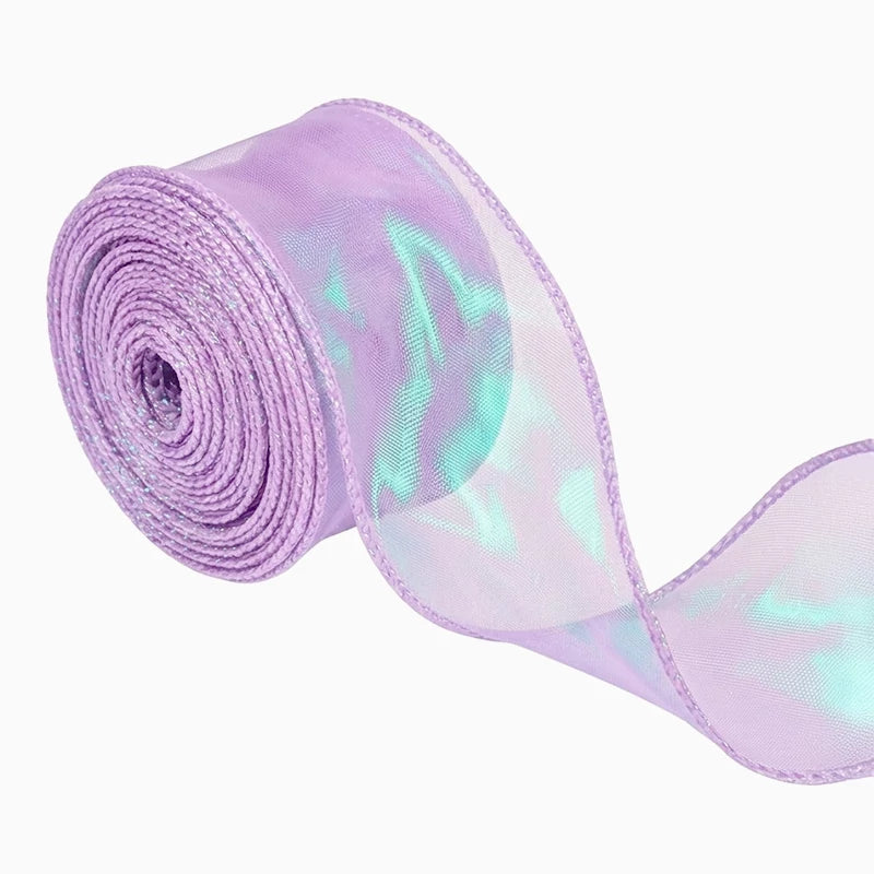 Cinta Organza 6 cm x 2.70 m Iridiscente