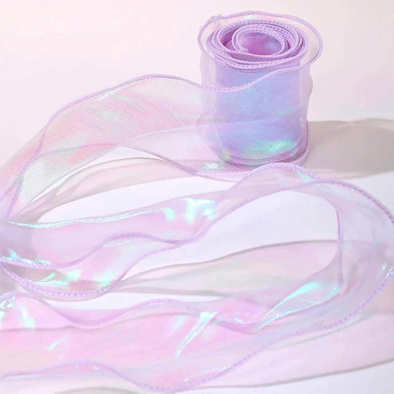 Cinta Organza 6 cm x 2.70 m Iridiscente
