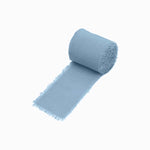 Cinta Tela Gasa Rasgada 4 cm x 5 m Azul Pastel