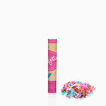 Confeti cannon 30 cm Multicolor biodegradable paper