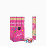 SET 12 Square Confeti Cañones 40 cm Multicolor metallic