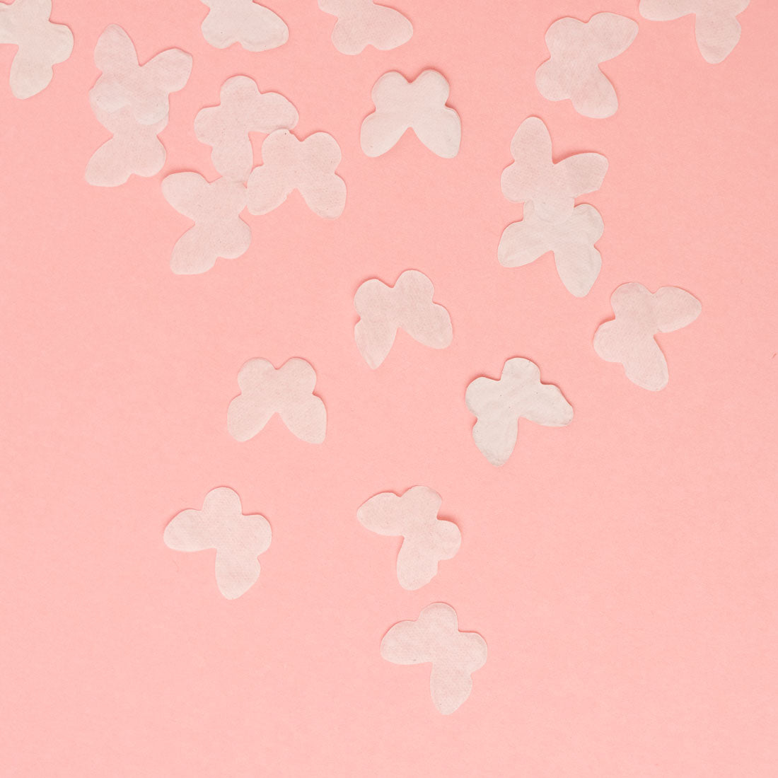 Mini Cañón Confeti farfalle 15 cm bianco