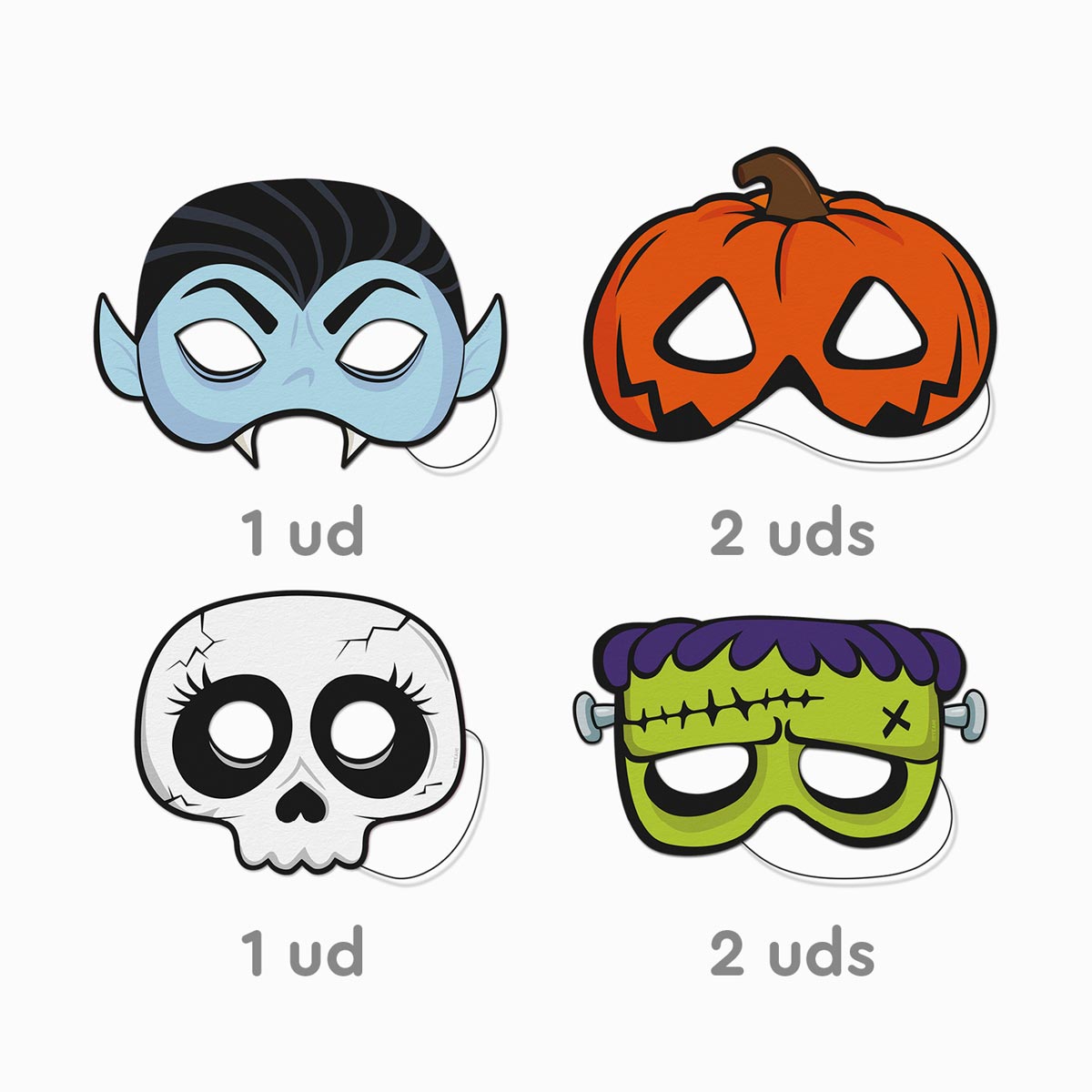 Trick- oder Halloween -Masken