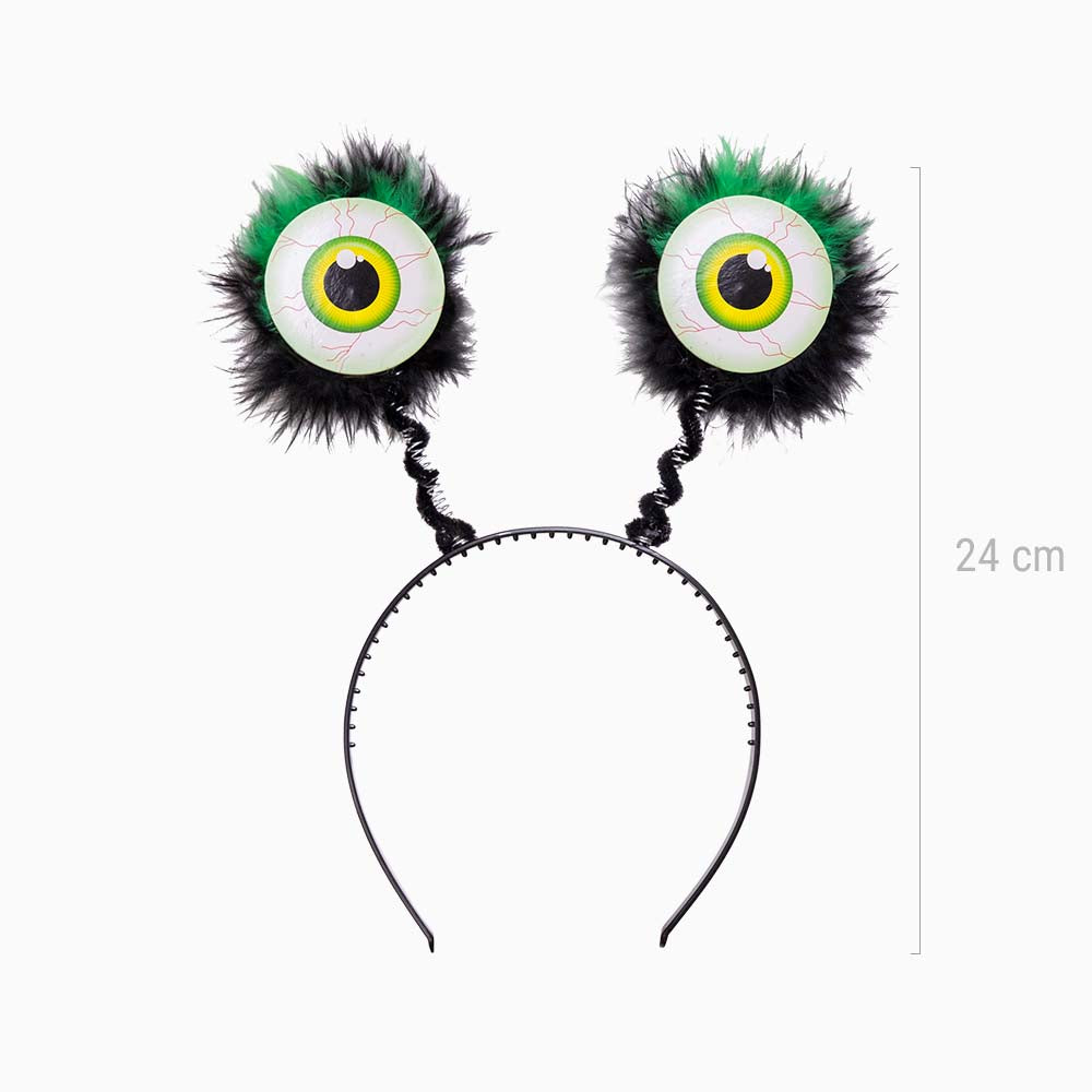 Green Halloween Eye Diadema