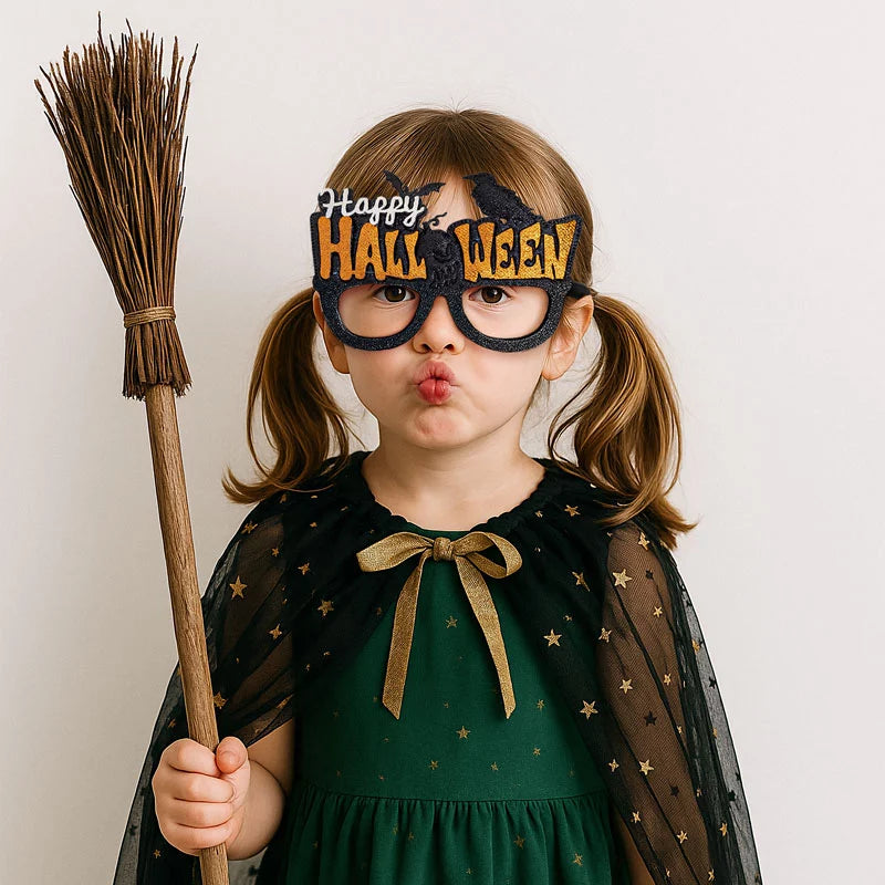 Óculos felizes do Halloween