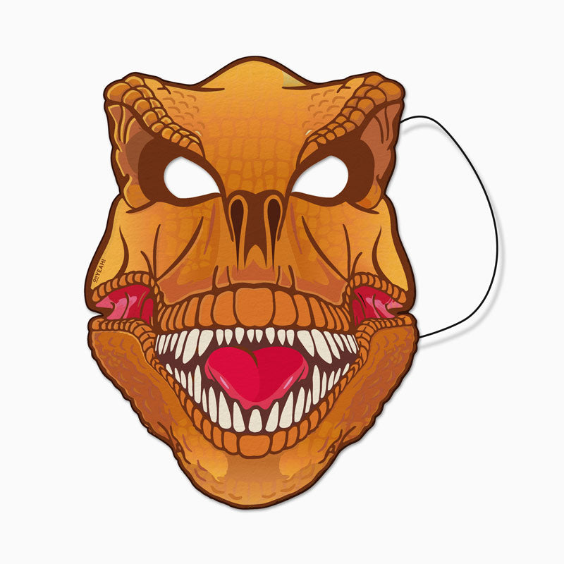 Máscara de dinossauro