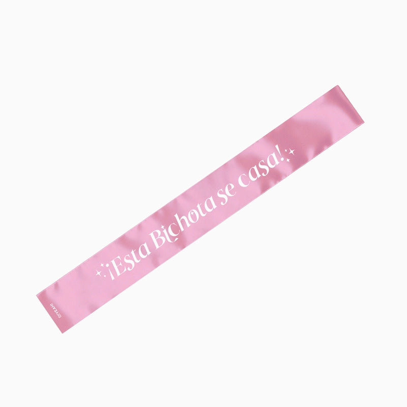 Banda Tela Despedida Soltera '¡Esta Bichota se Casa!'