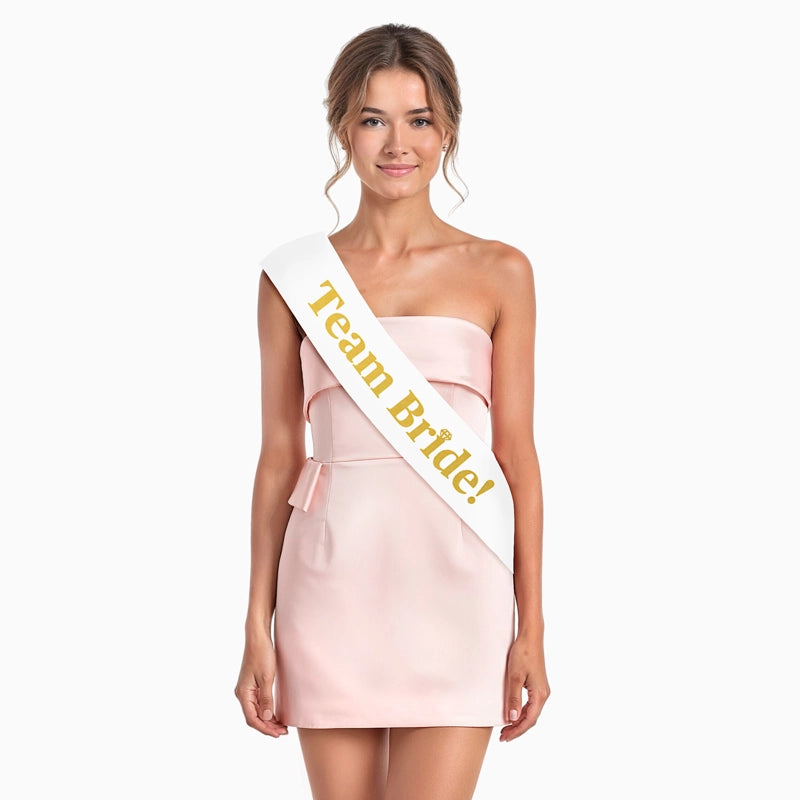 Banda Tela Despedida Soltera 'Team Bride!'