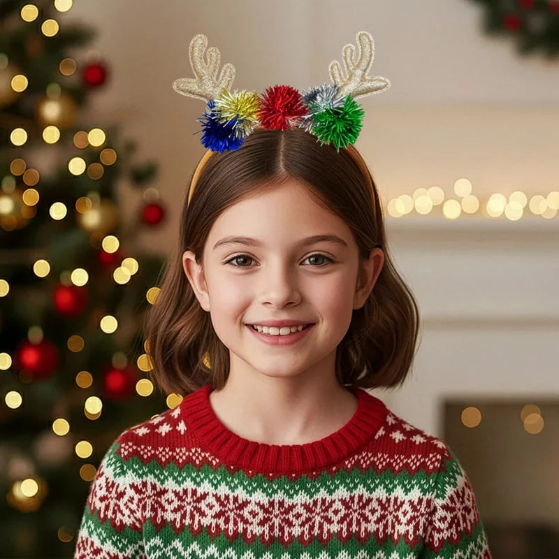 Christmas headband single foam reindeer