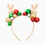 Diadema Navidad Reno Talla Única con Bolas