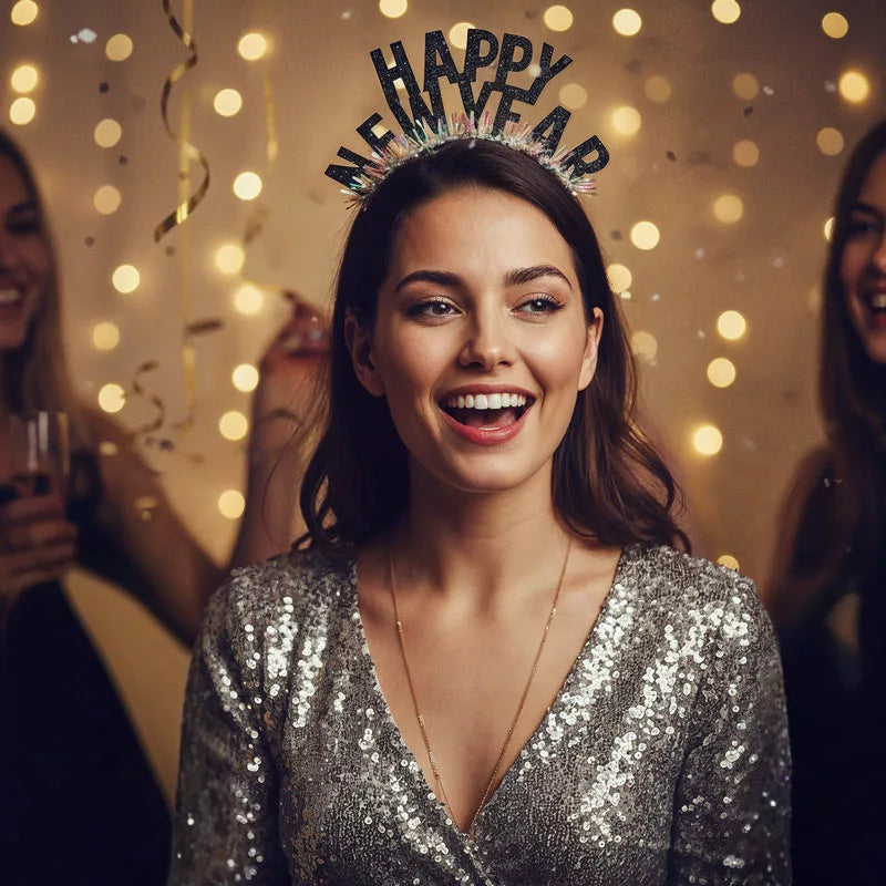 Black New Year's New New Year 'Glitter