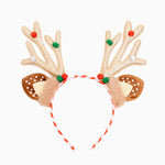Diadema Navidad Reno Talla Única con Cascabeles